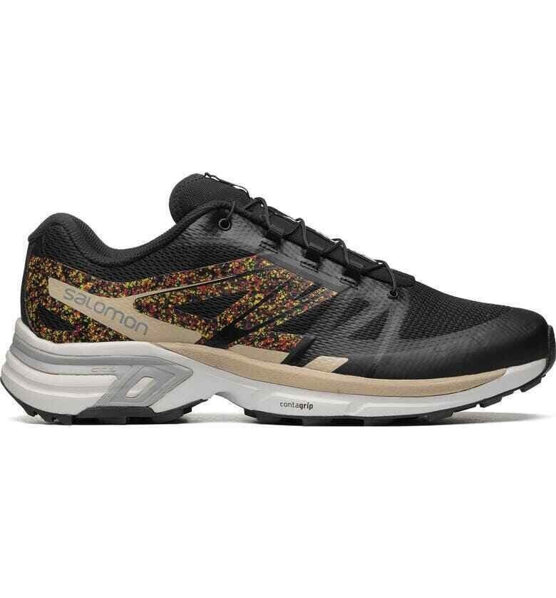 Salomon XT-Wings 2 Mindful Sneaker Shoes Black Gray Size US Mens 9 