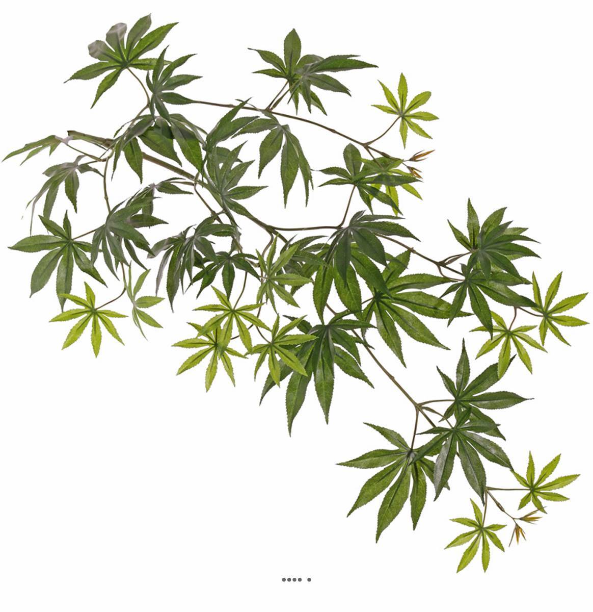 Branche d érable artificiel traité anti-UV feuillage synthétique durable 71cm - 3