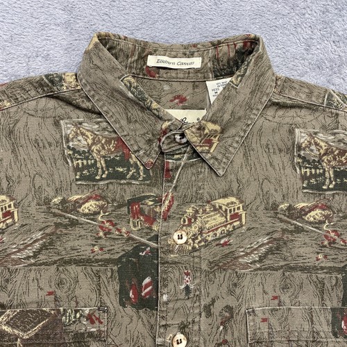 Eddie Bauer Elkhorn Canvas L/S Button 
