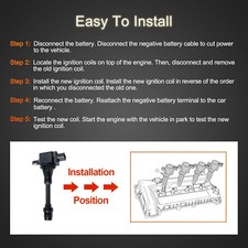 Juego De 4 Bobinas De Encendido Compatibles Con 2.5L 2.5 L4 Nissan - Foto 7