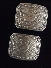 Pair of French Silver Shoe Buckles