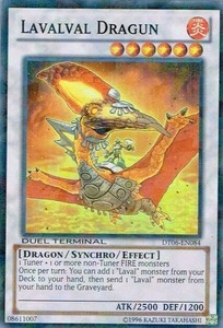Lavalval Dragun - DT06-EN084 - Super Parallel Rare - Duel Terminal x3 - Near Min