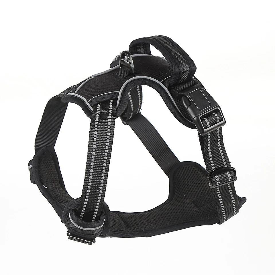 Adjustable Dog Harness Vest Reflective Leash for Medium Large Dogs - Image 2 of 4