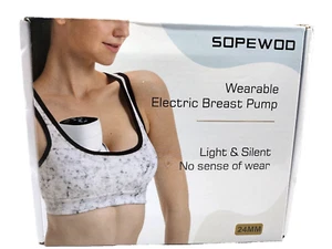 Pompe à sein portable Sopewod mains Pompe à poitrine électrique gratuite 22MM