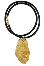 Briard, Berger de Brie I - Dog necklace, gold-plated pendant for dog fan, unique