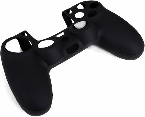 Black Silicone Rubber Gel Case Cover For Sony Playstation4 PS4 Controller - Picture 2 of 4