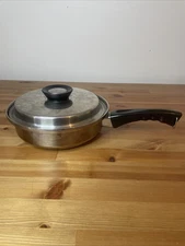 Kitchen Craft 9" Saute Sauce Pan Pot w/Lid USA By West Bend 1.5 Qt
