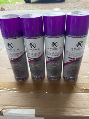 #ad #ad 4 pack TRADING CO. Multipurpose Spray Adhesive Wide Spray 12oz Can $59.99