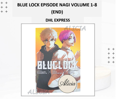 Blue Lock Episode Nagi Vol 1-8 Manga English Full Set Comic New by Yusuke Nomura