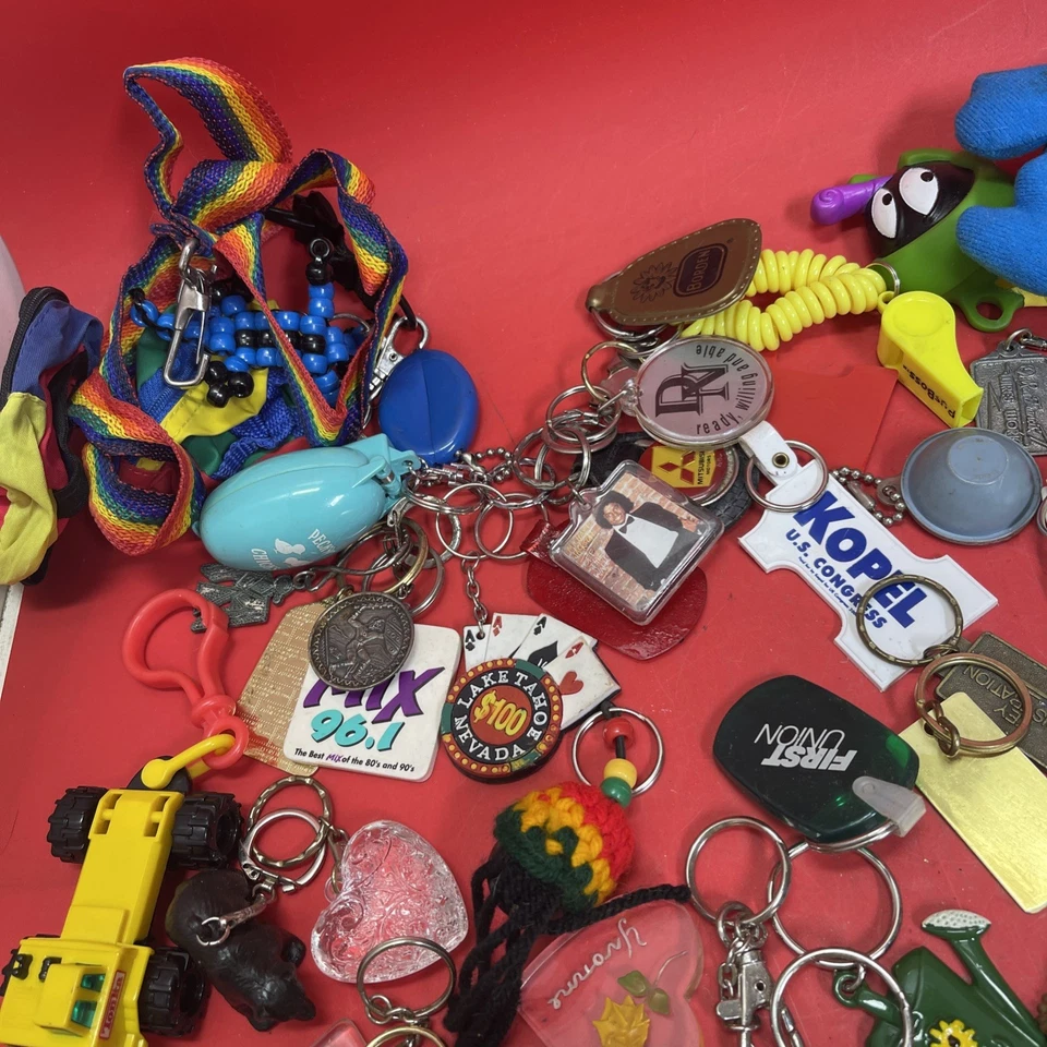 Huge keychains lot Keyrings Fobs Backpack Charms Purse Handbag Pendants. #25 - Image 2 of 4