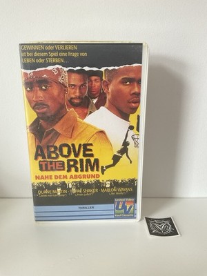 2Pac VHS Above The Rim Deutsche Version Gangster Rap Tupac Shakur