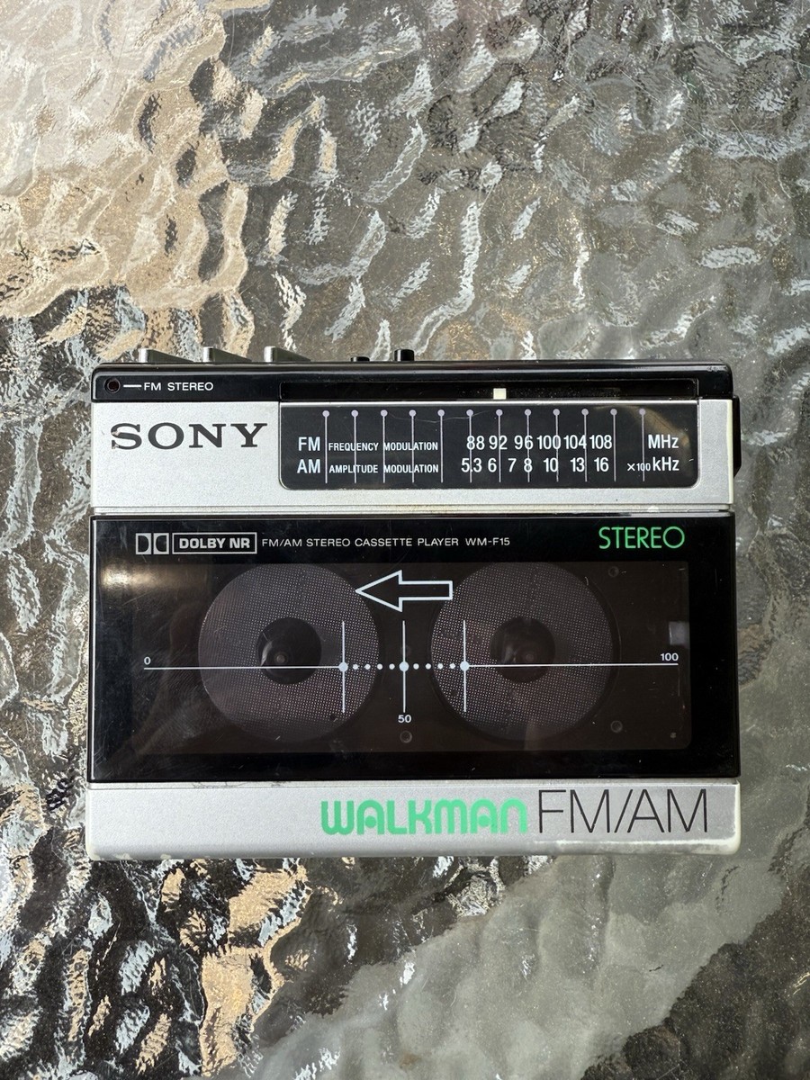 Sony Walkman WM-F15 FM/AM Stereo Radio Cassette Tape Player