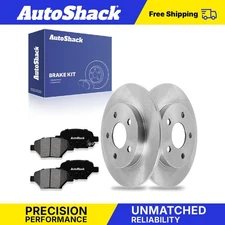 Rear Brake Rotors Premium Ceramic Pads for Chevy Malibu Pontiac G6 2.4L V6