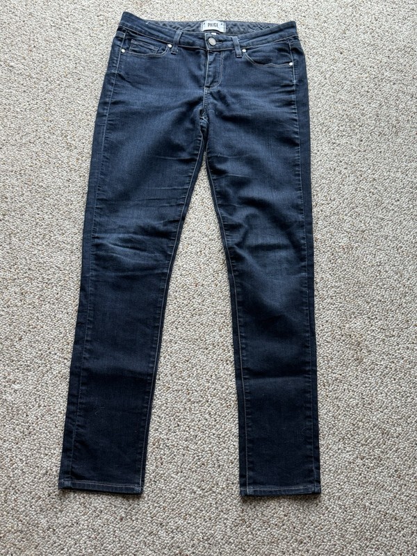 PAIGE Women’s SKYLINE SKINNY Blue Jeans Size 29  Very Good Quality
