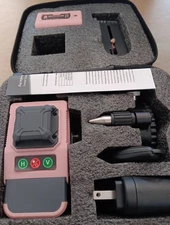 Laser Level Paowafol 3x360° Cross Line for Construction & Picture Hanging Pink