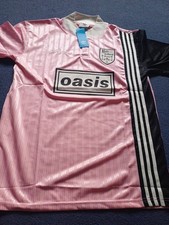 Oasis Football Shirt Jersey Bolt Makers Arms Pub Team Sponsor Pink Size Xl
