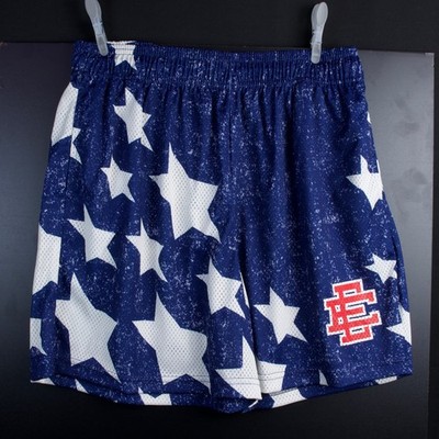 Eric Emanuel EE Basic Shorts, USA Soccer/Stars, RARE, Size Large (XXL) NEW/DS