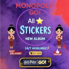 GO Stickers Monopoly Stickers 5star ,4star,3star,2star,1star, 🔥 🔥 SUPPER FAST⚡