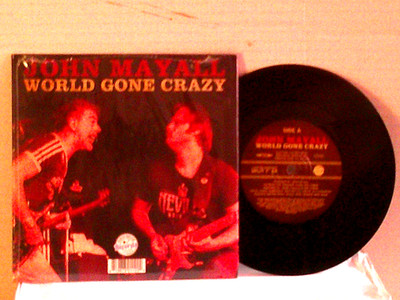 John Mayall & Walter Trout,Provogue,''World Gone Crazy''Holland,7''EP w P/S,2014,M
