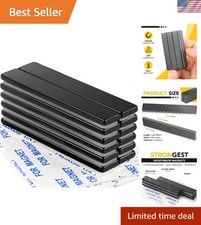 Magnetic Strength in Style - 12 Neodymium Bars with Adhesive for All Occasions