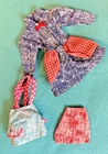 Vintage Mattel Barbie Skipper Stonewashed Denim Outfits Lot 1990s Cute