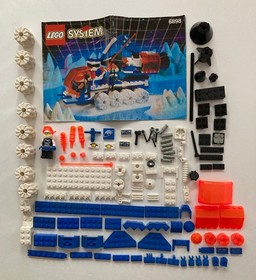 3 Lego Ice Planet lot: 6898 Ice-Sat V, 6834 Cel. Sled, 6814 Tunnelator- all 100%