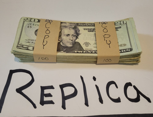 Best Replica AGED $20 Bill * 50/ REPLICA/ NOVELTY PURPOSES ONLY