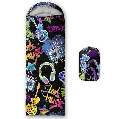 Camping Sleeping Bags Warm & Cool Weather Warm Waterproof Backpacking Sleepin...