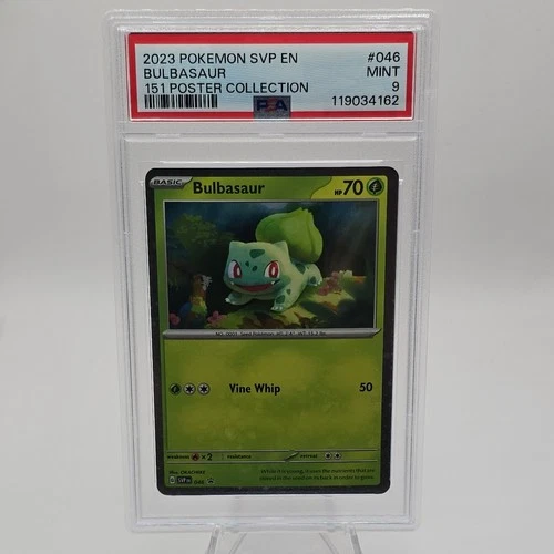 Pokémon Bulbasaur 046 Cosmos Holo Promo SV Scarlet & Violet PSA 9