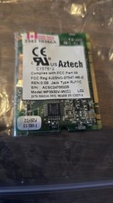 The Aztech MP3930V MP3930V-W-legacy Data/Fax/Voice MiniPCI modem.
