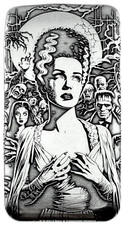 10 ozt 999 Fine Silver Art Bar- BRIDE OF FRANKENSTEIN - ADAMO TECHNE- Limited Ed 88.87 per troy oz