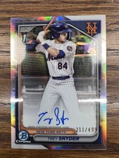 2024 Bowman Draft #CPA-TSN Trey Snyder Prospect Autographs Refractor #/499