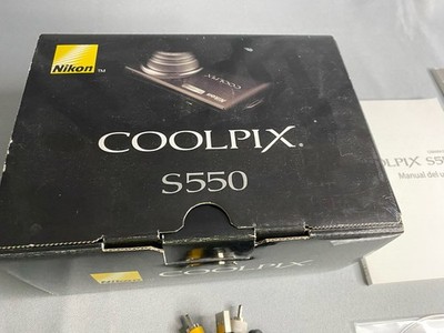Nikon COOLPIX S550 10.0MP Digital Camera - Graphite black for sale