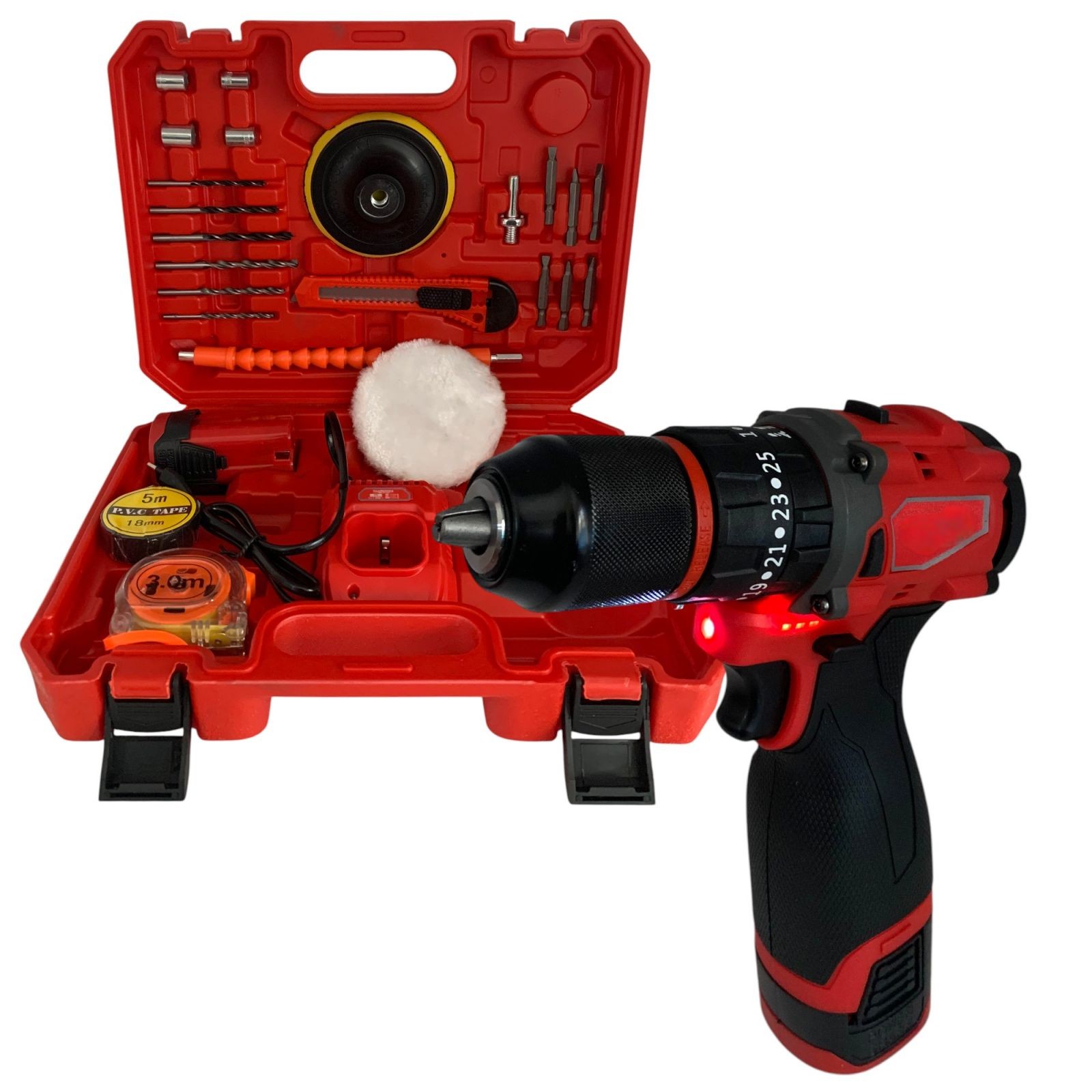 Offerta Trapano 24V Brushless | Percussione e Doppia Batteria 2Ah