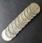 Lot of 10 50c Franklin Silver Half Dollars
