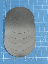 5-pc Round galvanized sheet metal disks - 6" diameter  Crafts  Hobbies Discs