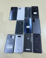 Lot of 11 LG/REVVL 7 Etc. Mixed Smartphones For Parts or Repair   As Is