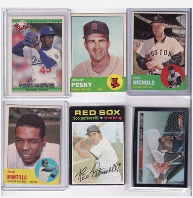 1963 Topps Boston Red  Pesky Mantilla Petrocelli Nichols + Pedro Martinez Ortiz
