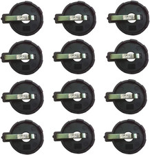  Pack of 12 CR2032 2025 2015 Battery Holder Coin Cell Holder,Button Battery Hold