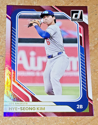 Panini Donruss Baseball 2026 Hye-Seong Kim Pink Foil 18/250-LA Dodgers