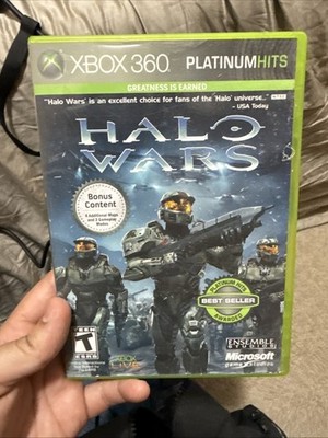 Halo Wars Xbox 360 (2009, Platinum Hits Edition) Tested Working w/Manual