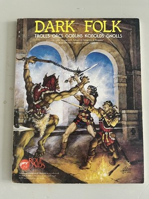 Dark Folk - Role Aids Fantasy Accessory RPG first print