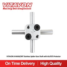 Eje de engranaje araña de acero inoxidable VITAVON X-MAXX/XRT/Sandcar con protector Alu7075​