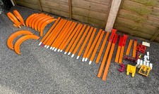 Reduziert.   Vintage 70er Jahre HOT WHEELS Schienenl&auml;ngen Schleifen Paar Jumps Start Finish