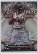 2018 Bowman Chrome 2017 AFL Fall Stars 98/150 Victor Robles #AFL-VR Auto 0f5t