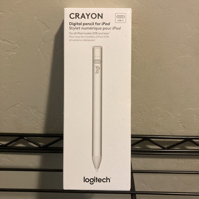 Logitech Crayon for all iPad 2018 Model & Later - Silver