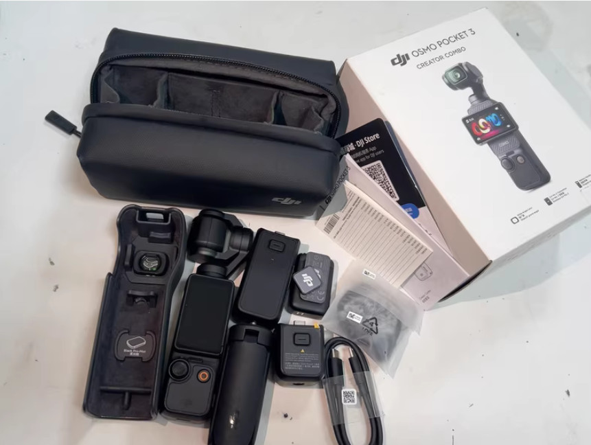 DJI Osmo Pocket 3 Bundle Vlogging Camera with 1'' CMOS, 4K/120fps Video, English