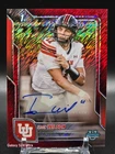 2025 Bowman Chrome University Football Red Shimmer Refractor Isaac Wilson #BCA-IW