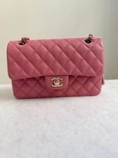Chanel Classic Double Flap Bag Quilted Caviar Small