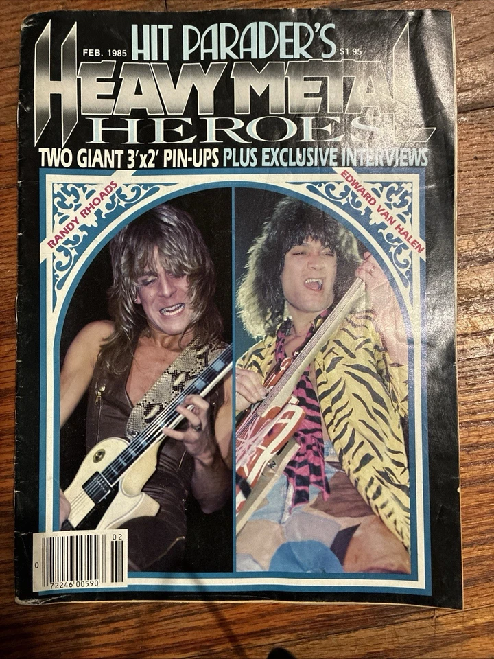 Hit Parader's Heavy Metal Heroes Magazine Feb 1985 Edition - Image 3 of 4